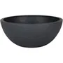 Eda Pot vasque jardin 5,5 L diamètre 30 cm - Graphit Up - Gris anthracite pour intérieur et extérieur (29.5 x 12 cm)