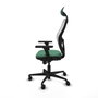 Piqueras y Crespo Chaise de Bureau Jorquera 3D036N1 Vert émeraude