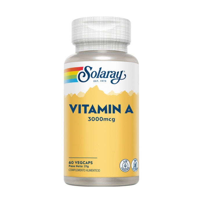 Solaray Vitamine A 3000 mcg, 60 capsules végétales Solaray Vitamine A 3000 mcg, 60 capsules végétales