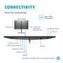HP Ecran Moniteur DreamColor Z25xs G3 25 pouces QHD USB-C, compatibilité Mac et PC, HDR, couverture DCI-P3 95%