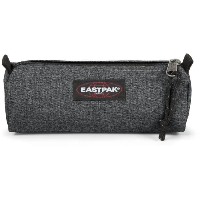 Eastpak Benchmark Single Trousse, Compartiment Principal avec Fermeture Zip, Nylon, Black Denim - 6 x 20.5 x 7.5 cm