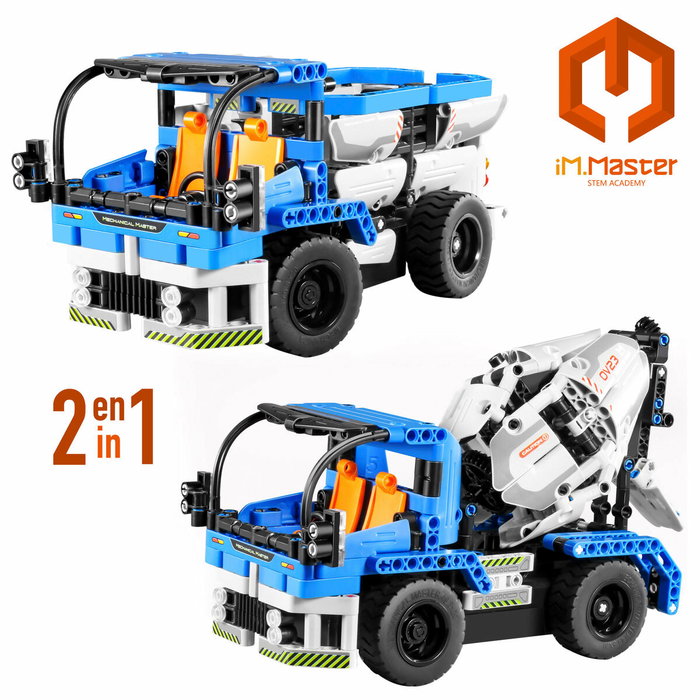 IM Master Set de construction 394 Pièces 2 en 1 avec Camion Bétonnière Télécommandé IM Master Set de construction 394 Pièces 2 en 1 avec Camion Bétonnière Télécommandé