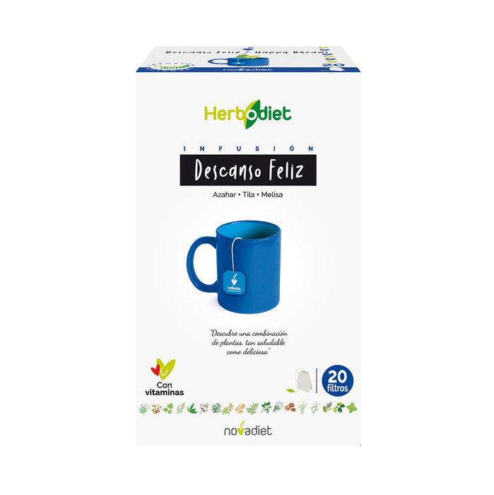 NOVADIET Herbodiet Descanso Feliz 20 sachets filtre NOVADIET Herbodiet Descanso Feliz 20 sachets filtre