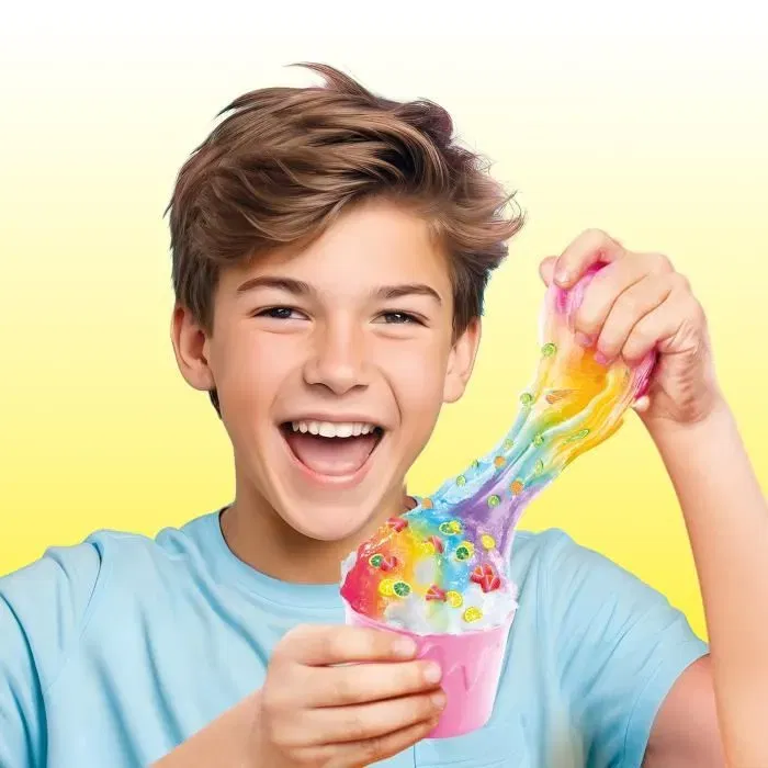 Canal Toys SSC 310 - SO SLIME DIY - Machine à Glace Slime - Kit Créatif avec 1 Machine, 3 Colorants Parfumés, Accessoires et Décorations - Enfant 6 ans et plus