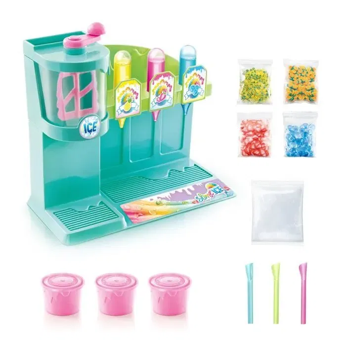 Canal Toys SSC 310 - SO SLIME DIY - Machine à Glace Slime - Kit Créatif avec 1 Machine, 3 Colorants Parfumés, Accessoires et Décorations - Enfant 6 ans et plus