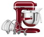 Kitchenaid 5KSM70JPX Robot de cuisine Heavy Duty - Bol 6,6L en métal - 11 vitesses dont une pour incorporer - Planétaire - Rouge
