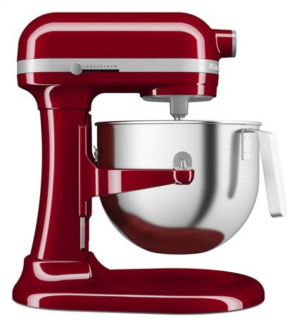 Kitchenaid 5KSM70JPX Robot de cuisine Heavy Duty - Bol 6,6L en métal - 11 vitesses dont une pour incorporer - Planétaire - Rouge