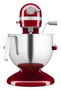 Kitchenaid 5KSM70JPX Robot de cuisine Heavy Duty - Bol 6,6L en métal - 11 vitesses dont une pour incorporer - Planétaire - Rouge