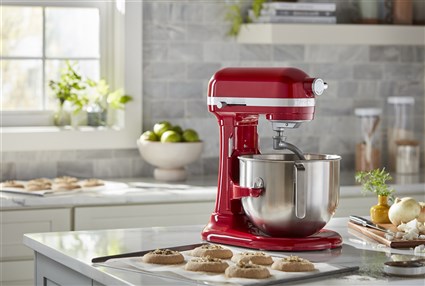 Kitchenaid 5KSM70JPX Robot de cuisine Heavy Duty - Bol 6,6L en métal - 11 vitesses dont une pour incorporer - Planétaire - Rouge
