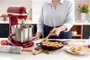 Kitchenaid 5KSM70JPX Robot de cuisine Heavy Duty - Bol 6,6L en métal - 11 vitesses dont une pour incorporer - Planétaire - Rouge