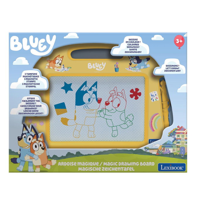 Lexibook Ardoise Magique Format A5 Bluey avec accessoires magnétiques