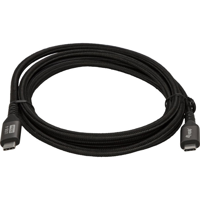 Equip Câble USB 4 Gen 2x2 USB-C vers USB-C 2m 20Gbps 100W Noir