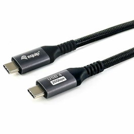 Equip Câble USB 4 Gen 2x2 USB-C vers USB-C 1 m 20 Gbps 100W Noir