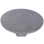 Home ESPRIT Table de Salle à Manger Gris Béton 130 x 130 x 75 cm
