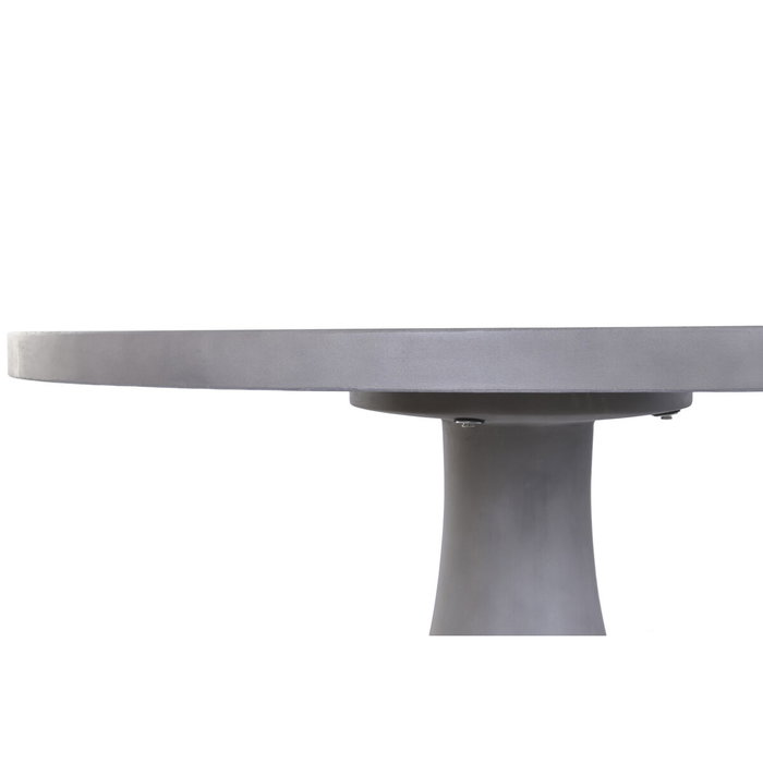 Home ESPRIT Table de Salle à Manger Gris Béton 130 x 130 x 75 cm