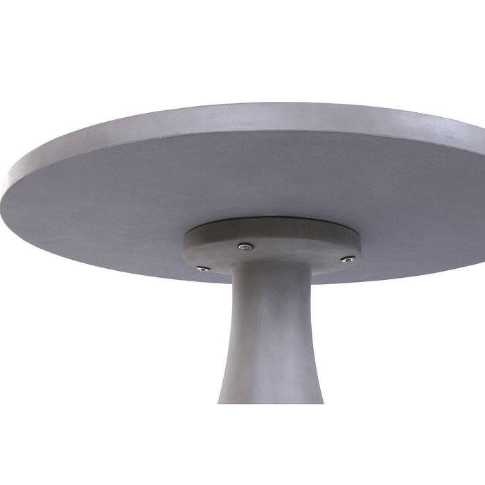 Home ESPRIT Table de Salle à Manger Gris Béton 130 x 130 x 75 cm