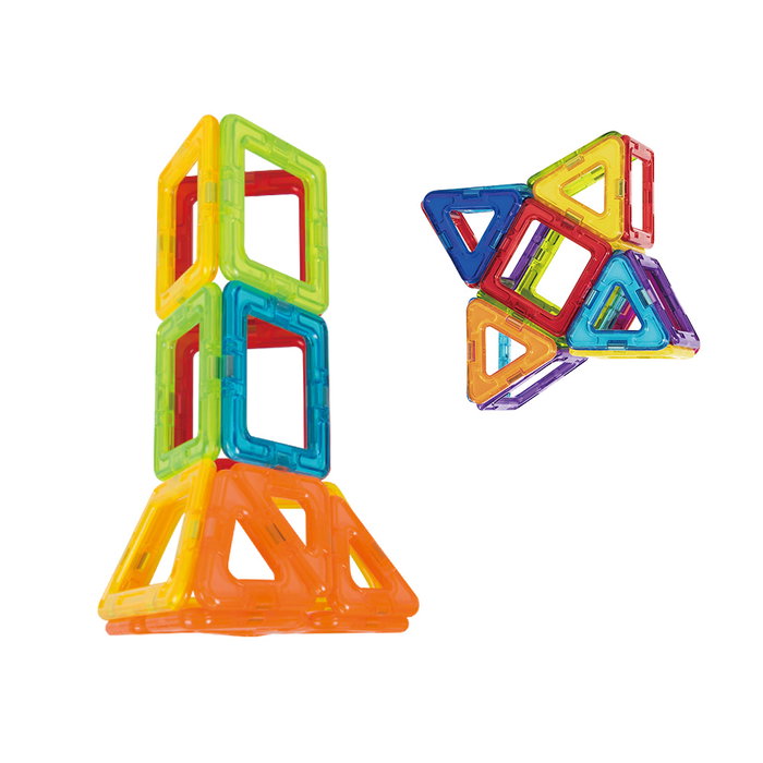 TACHAN - Kit de Construction Magnétique 20 Pièces pour Enfants, Jeu Éducatif STEM - Développe Créativité et Pensée 3D - À Partir de 3 Ans