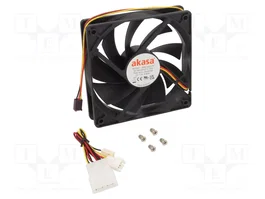 Akasa Ventilateur axial 120x120x25mm noir