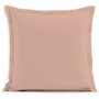 Lovely Home Lot de 2 taies d'oreiller 63 x 63 cm Rose
