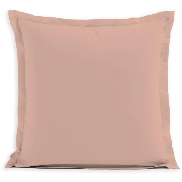 LOVELY HOME Taies d'oreiller Lot de 2, 63 x 63 cm, Rose poudré, 100% Coton, LH71620