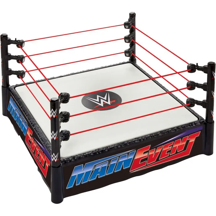 Mattel WWE Main Event JDJ20 - Ring de catch avec cordes Pro-Tension Mattel WWE Main Event JDJ20 - Ring de catch avec cordes Pro-Tension