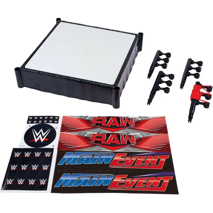 Mattel WWE Main Event JDJ20 - Ring de catch avec cordes Pro-Tension Mattel WWE Main Event JDJ20 - Ring de catch avec cordes Pro-Tension