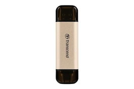 Transcend JetFlash 930C - Clé USB 3.2 Gen 1 256GB Double Connecteur Type-A et Type-C - Vitesse de Lecture 420MB/s, Écriture 400MB/s