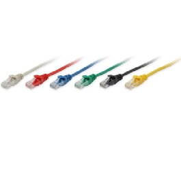 Equip Câble RJ45 U-UTP Catégorie 6 26AWG Connecteurs Dorés CCA - 1m