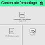 HP Concentrateur USB-C 4K Portable avec 4 Ports USB-C, Alimentation 65W et Compatibilité Multi-OS pour Windows, macOS, Chrome OS, iOS et Android