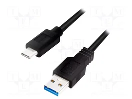 LOGILINK Câble USB A vers USB C USB 3.2 Gen 1x1 3m noir