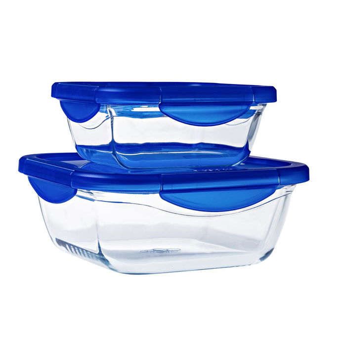 Recipiente Rectangular Boro 190Cl Cook&Go Pyrex 21x21x9-1,9 L Recipiente Rectangular Boro 190Cl Cook&Go Pyrex 21x21x9-1,9 L