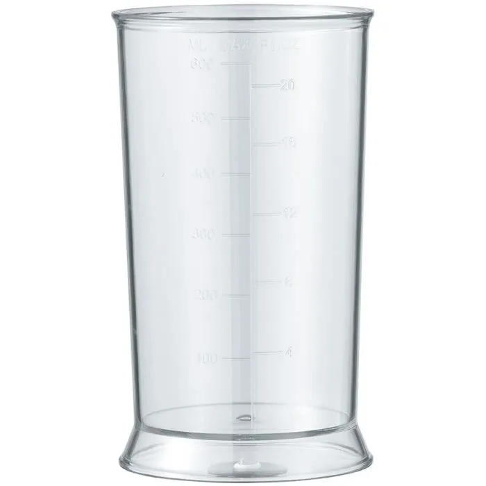 Mixeur plongeant Jocca 1200 W - Noir et gris avec accessoires : verre doseur 600 ml, fouet, hachoir 800 ml, 6 vitesses, fonction Turbo, système Simple-Click