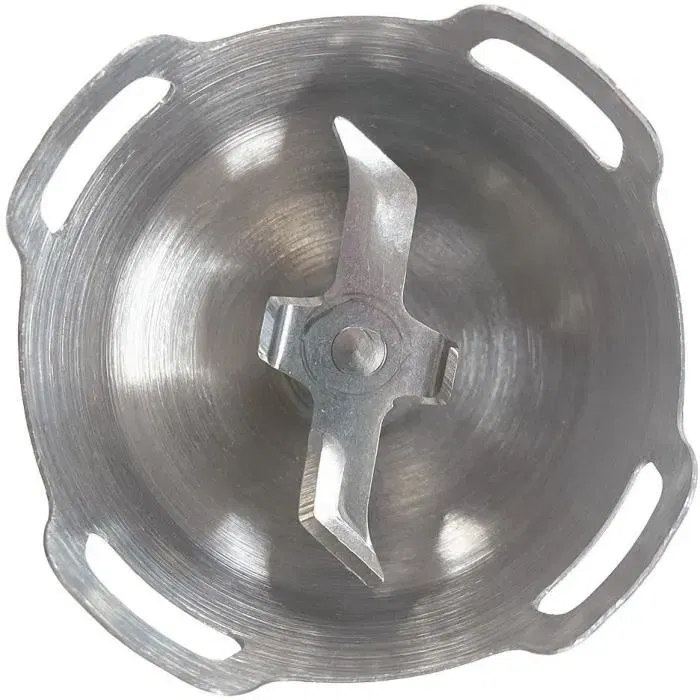 Mixeur plongeant Jocca 1200 W - Noir et gris avec accessoires : verre doseur 600 ml, fouet, hachoir 800 ml, 6 vitesses, fonction Turbo, système Simple-Click