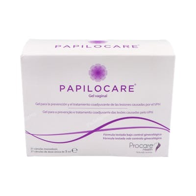 PROCARE HEALTH Papilocare Gel Vaginal 21 Canules x 5 ml PROCARE HEALTH Papilocare Gel Vaginal 21 Canules x 5 ml