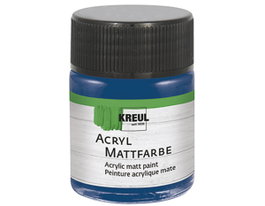 Kreul Peinture acrylique bleu foncé mate 50ml