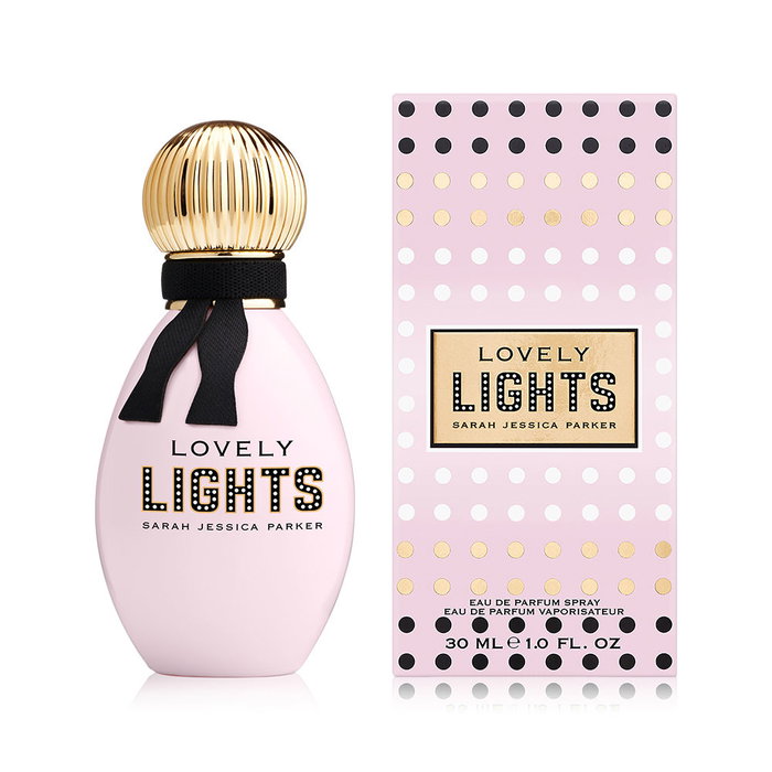 Sarah Jessica Parker Lovely Lights - Eau de parfum en vaporisateur unisexe, notes de fleurs exotiques et bois riches, flacon 30 ml