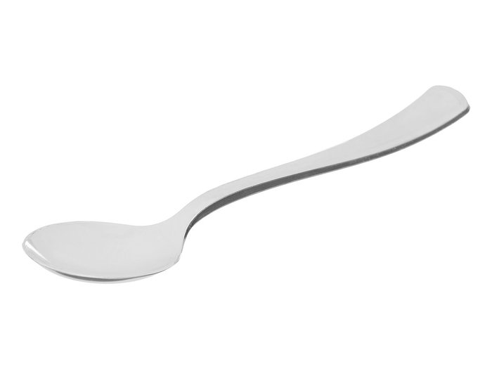 KINVARA Set de 48 cuillères à dessert en plastique argenté