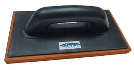 Taloche en plastique ABS noire et caoutchouc orange 280x140x18 mm
