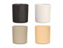 Vessia Verre Rayures Couleurs Neutres 270ml Céramique 8x9x8cm (Set de 24)