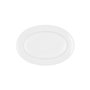 Bidasoa Plat ovale en porcelaine Glacial blanc 26 x 18 cm (12 unités)