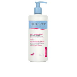 Dexeryl Lotion Nourrissante pour Peaux Sèches et Sensibles, Hydratation 24h, 500 ml, Texture Légère et Fluide