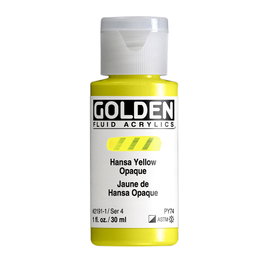 Golden Couleurs Acryliques Fluid Jaune Hansa Opaque 30 ml