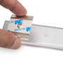 Emuca Luminaire LED Kaus rechargeable par usb avec détecteur de mouvement, L 400 mm, Anodisé mat, Plastique et Aluminium