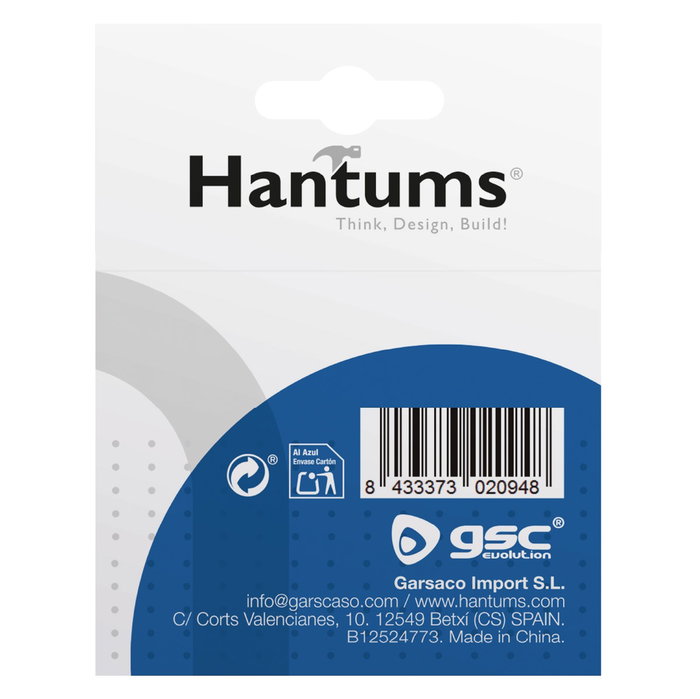Hantums Boîte de 1000 agrafes 10mm