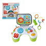 Fisher-Price Cojín Para Bebe Pequeño Gamer Hgb89 - Coussin d'éveil pour bébé avec jouets suspendus, surface de jeu à textures et sonore, pour temps sur le ventre dès 3 mois