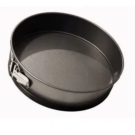 Baumalu Moule à charnières 20 cm pour gâteaux et pâtisseries, acier antiadhésif anthracite, compatible tous fours
