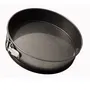Baumalu Moule à charnières 20 cm pour gâteaux et pâtisseries, acier antiadhésif anthracite, compatible tous fours