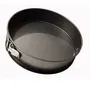 Baumalu Moule à charnières 20 cm pour gâteaux et pâtisseries, acier antiadhésif anthracite, compatible tous fours