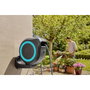 Gardena Dévidoir automatique mural RollUp M 20 m - Turquoise