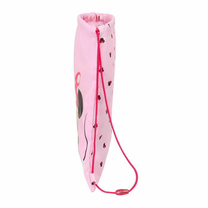 Sac à dos serré par des ficelles Minnie Mouse Naive Rose 26 x 34 x 1 cm